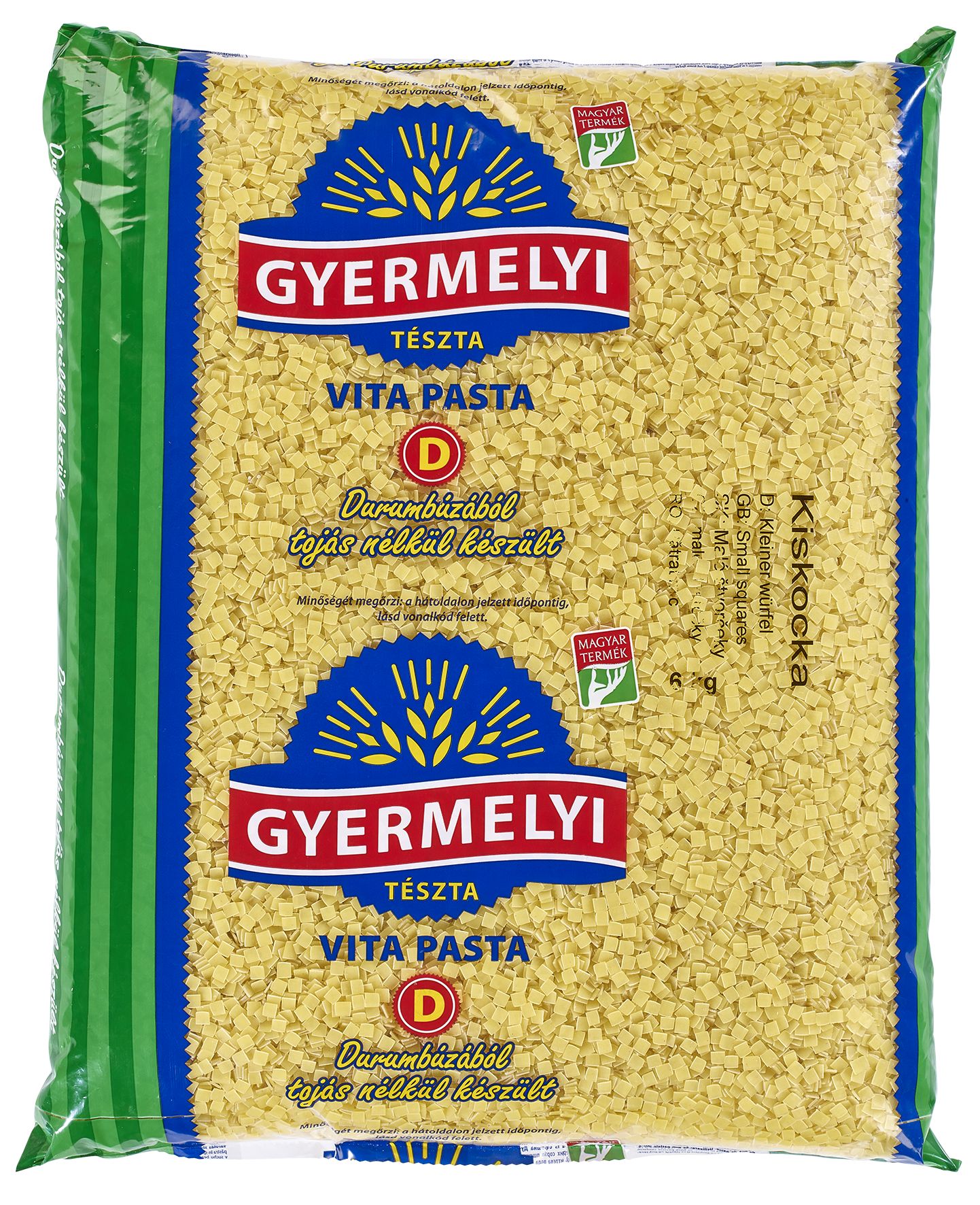 Gyermelyi Vita Pasta durum Kiskocka 6kg